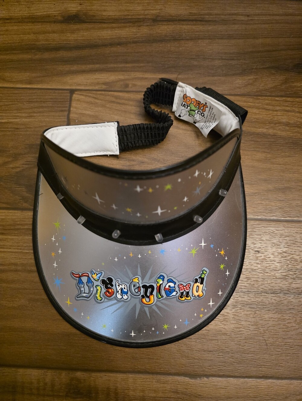 Disneyland Light Up Visor Character Wording Hat Disney